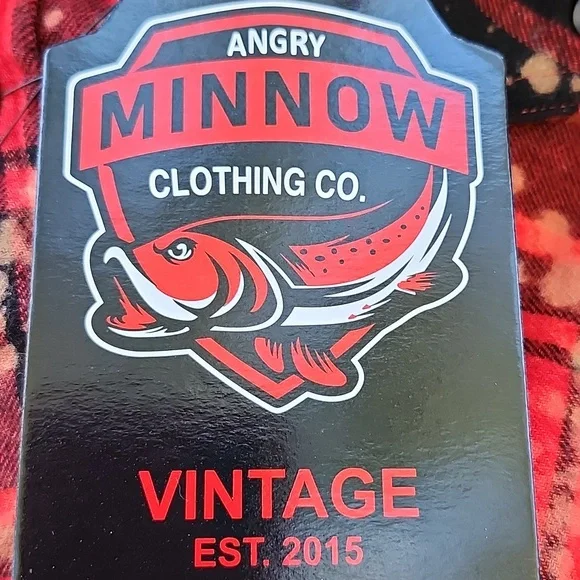 MINNOW CLOTHING CO. New With Tags Flannrl Biyton Down Lg - Picture 4 of 8